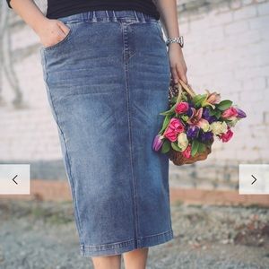 Nuggles Jean Skirt